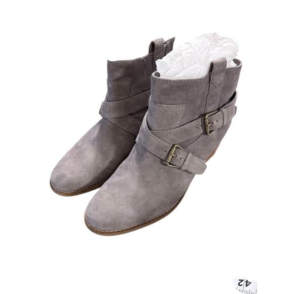 Cole Haan Jensynn Bootie Storm Cloud Suede Women's Size 7 New in Box Gray - Picture 1 of 7